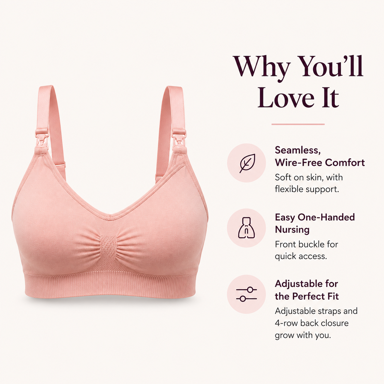 Somnera Ease Seamless Nursing Bra