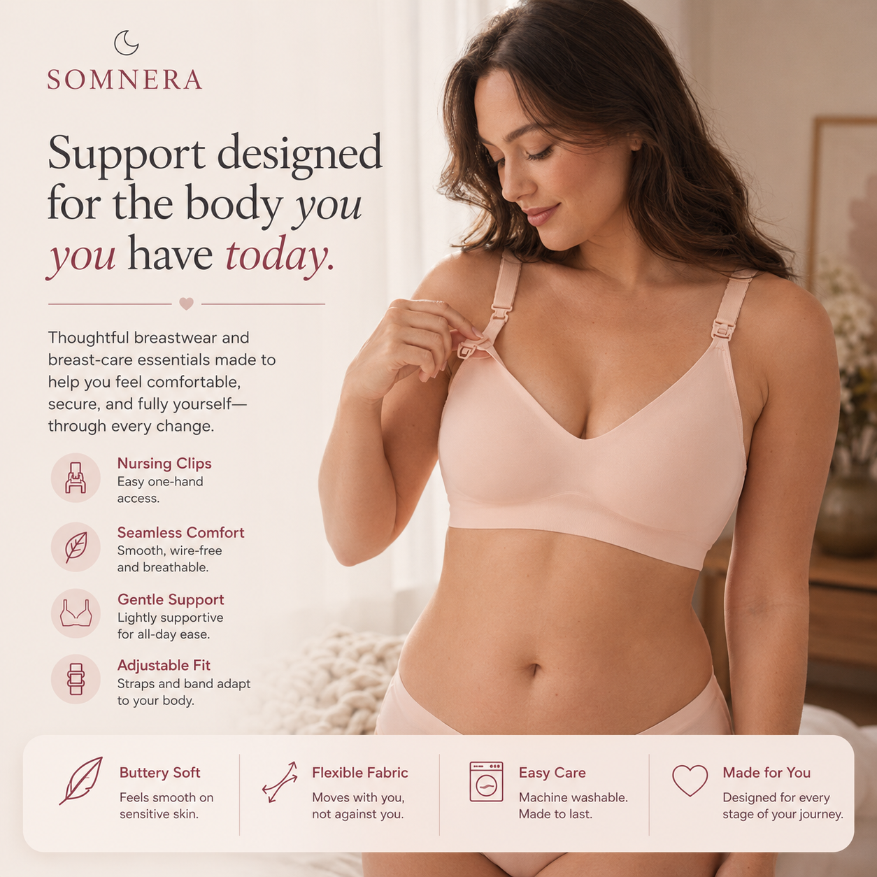 Somnera Ease Seamless Nursing Bra
