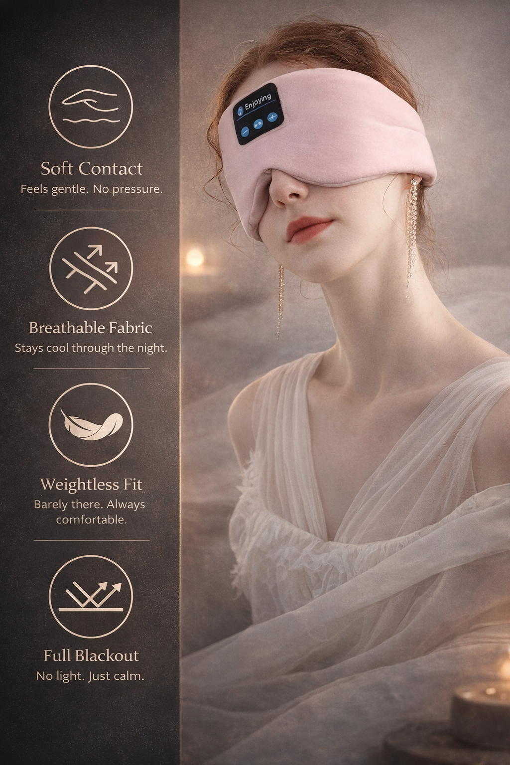 Somnera Eclipse - Sleep Mask with Headphones
